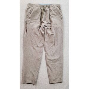 Mack Weldon Ace Sweatpant Large Gray Elastic Waist Tapered Joggers